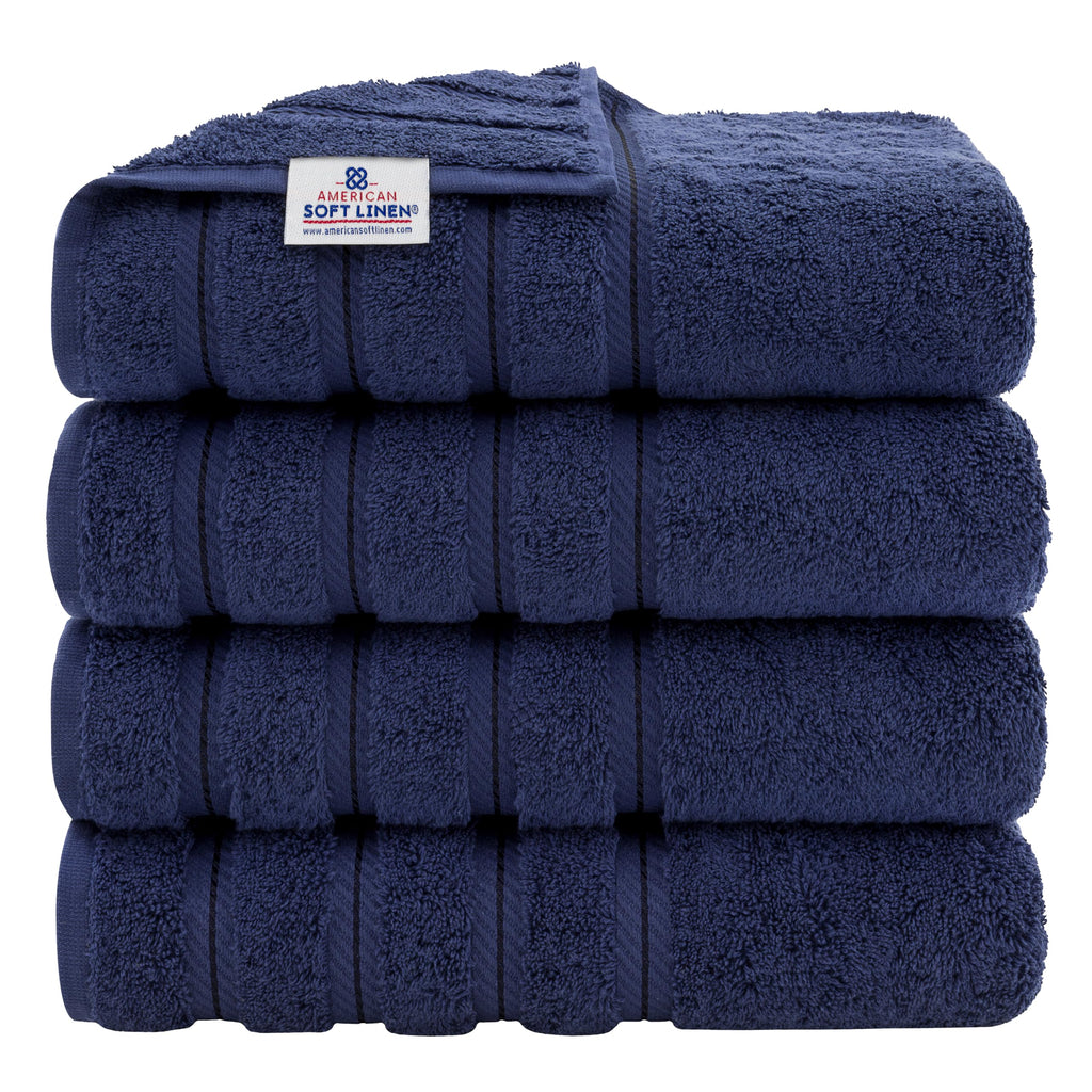 American Soft Linen 100% Cotton Luxury Turkish Towels, 6 Piece Towel Set