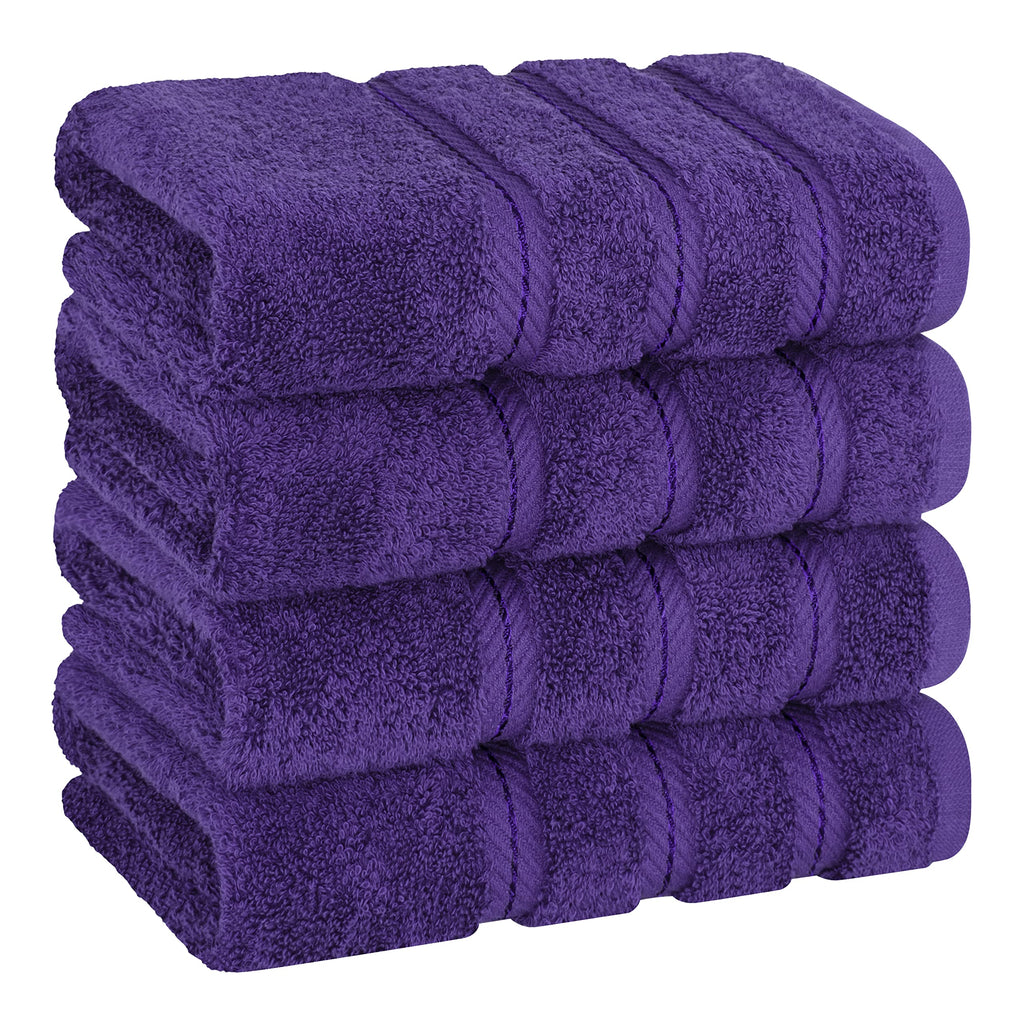 American Soft Linen 100% Cotton Luxury Turkish Towels, 4 PC Bath Towel Set