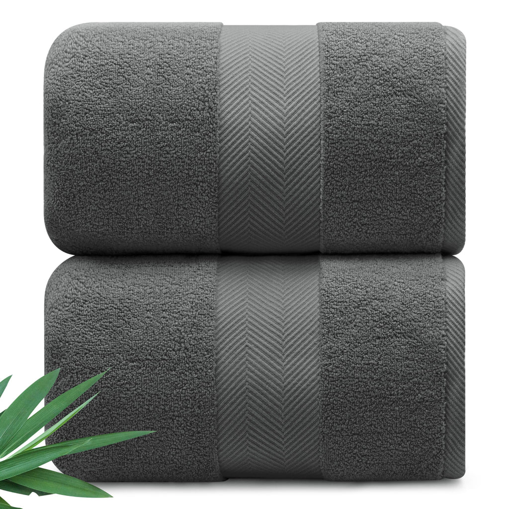 Luxury Viscose from Bamboo Bath Towels, Ultra Soft Set of 6, Eucalyptus