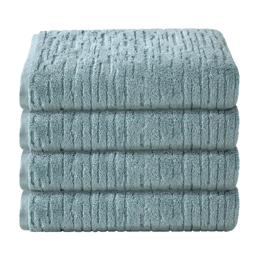 SKL Home CloudSoft Bath Towel Set, 6-Piece, 100% Cotton Luxury, Oatmeal