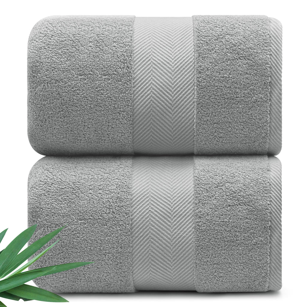 Luxury Viscose from Bamboo Bath Towels, Ultra Soft Set of 6, Eucalyptus