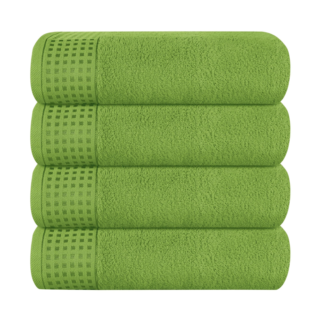 GLAMBURG 100% Cotton 2 Pack Oversized Bath Towel Set 28x55 Inches, Ultra Soft Highly Absorbant Compact Quickdry & Lightweight Large Bath Towels, Ideal for Gym Travel Camp Pool - Black