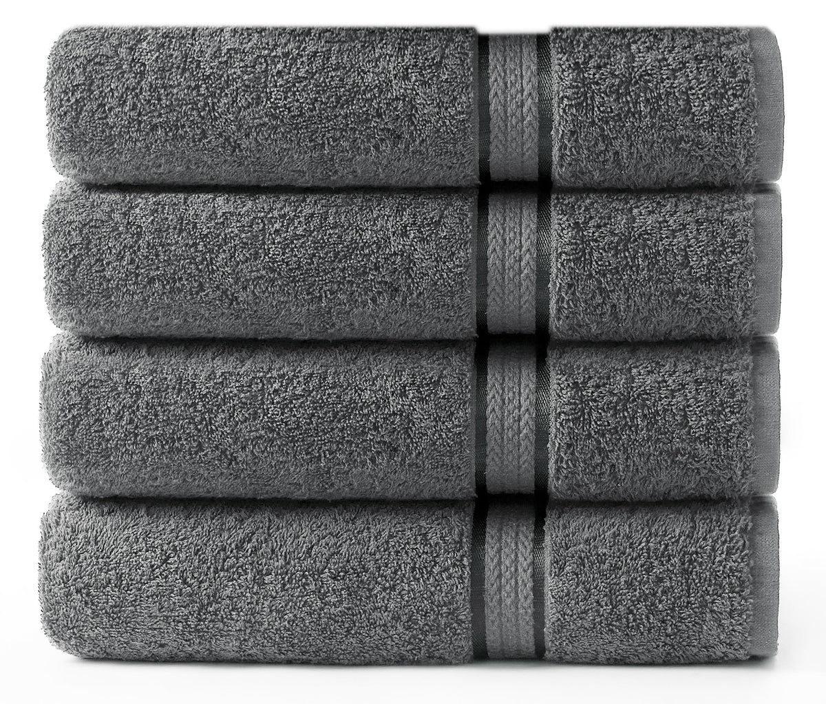 COTTON CRAFT Ultra Soft Hand Towels - 6 Pack 100% Ringspun Cotton Towel Set