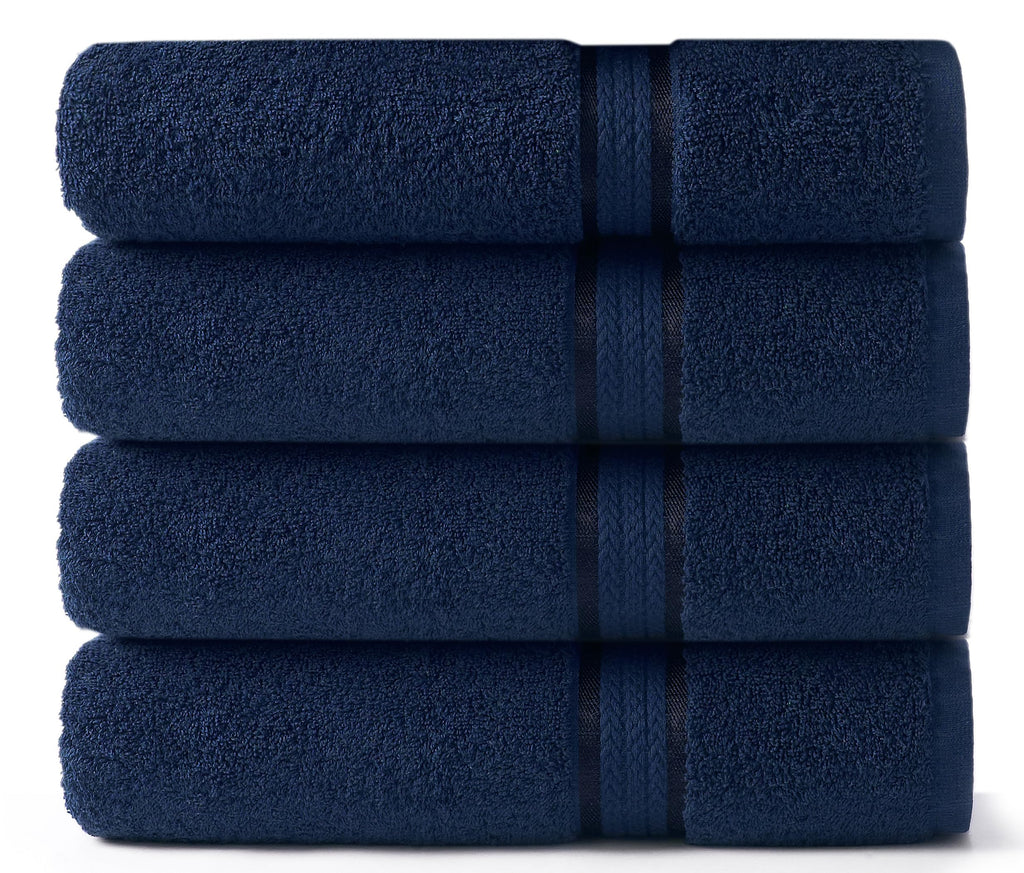 COTTON CRAFT Ultra Soft Hand Towels - 6 Pack 100% Ringspun Cotton Towel Set