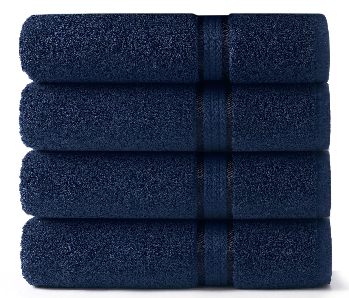 COTTON CRAFT Ultra Soft Hand Towels - 6 Pack 100% Ringspun Cotton Towel Set