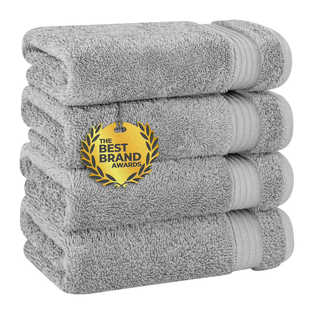 Cotton Paradise 100% Cotton Turkish Towel Set, Soft Absorbent Quick Dry, 6 Piece Towel Set, Navy Blue
