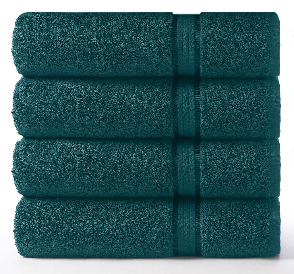 COTTON CRAFT Ultra Soft Hand Towels - 6 Pack 100% Ringspun Cotton Towel Set