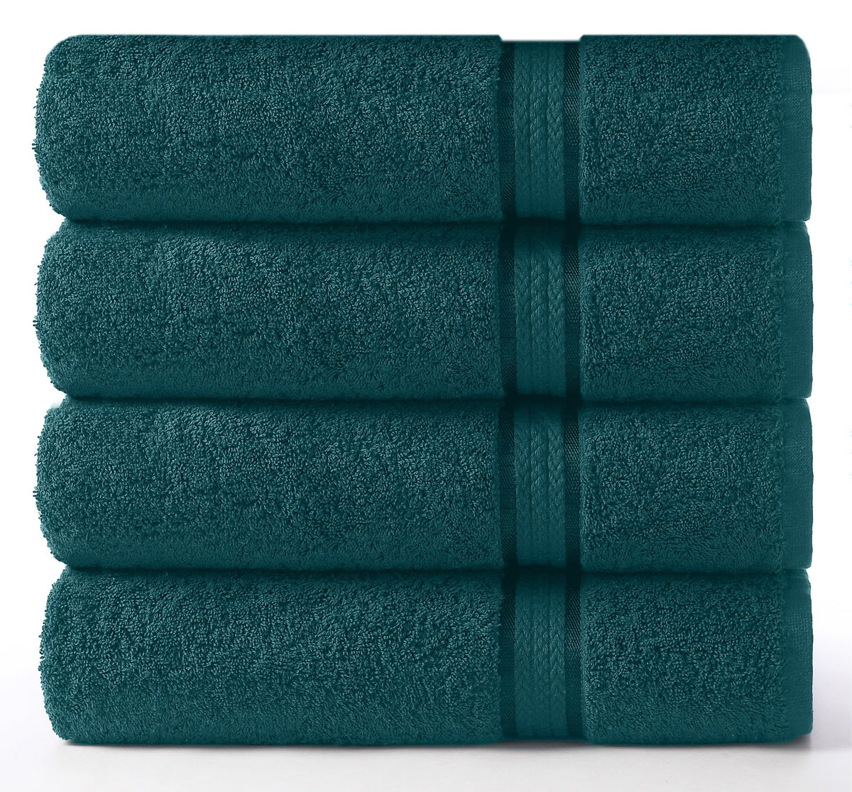 COTTON CRAFT Ultra Soft Hand Towels - 6 Pack 100% Ringspun Cotton Towel Set