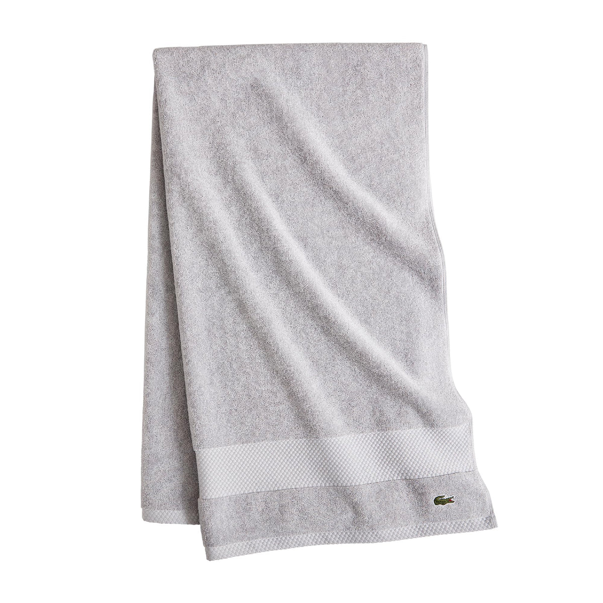 Lacoste Heritage 100% Supima Cotton Bath Towel 30" x 54", Celestial