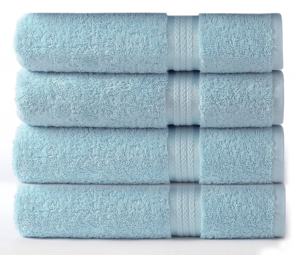 COTTON CRAFT Ultra Soft Hand Towels - 6 Pack 100% Ringspun Cotton Towel Set