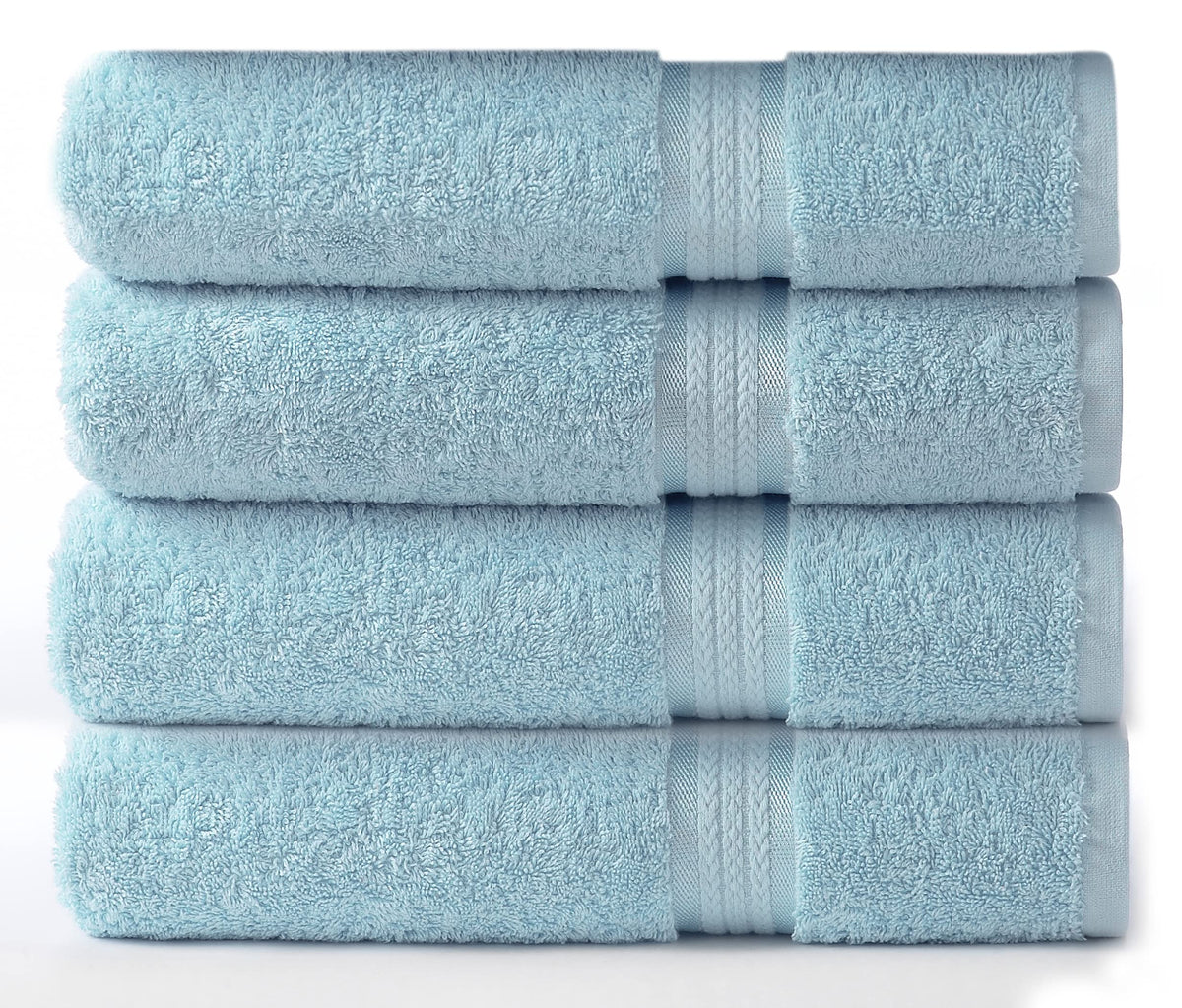 COTTON CRAFT Ultra Soft Hand Towels - 6 Pack 100% Ringspun Cotton Towel Set