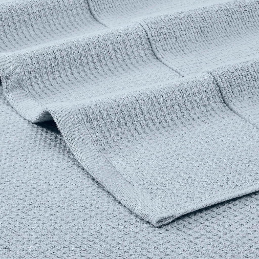 Modern Threads Waffle-Rib 6-Piece Towel Set – Premium Cotton Bath Towels, Ultra-Absorbent & Soft, Elegant Waffle Texture for Bathroom & Spa, Air