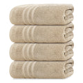 Tens Towels 4 Piece Bath Towels 27x54 Inches, Sky Blue