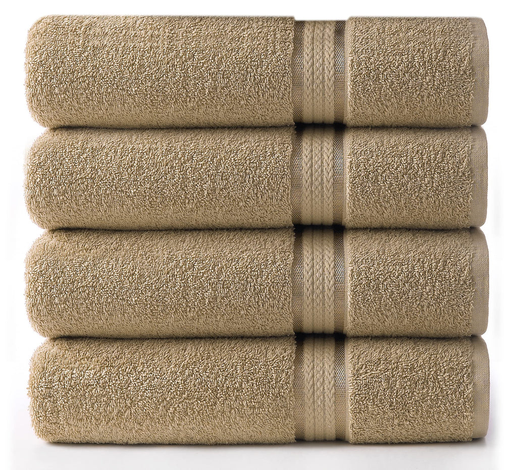 COTTON CRAFT Ultra Soft Hand Towels - 6 Pack 100% Ringspun Cotton Towel Set