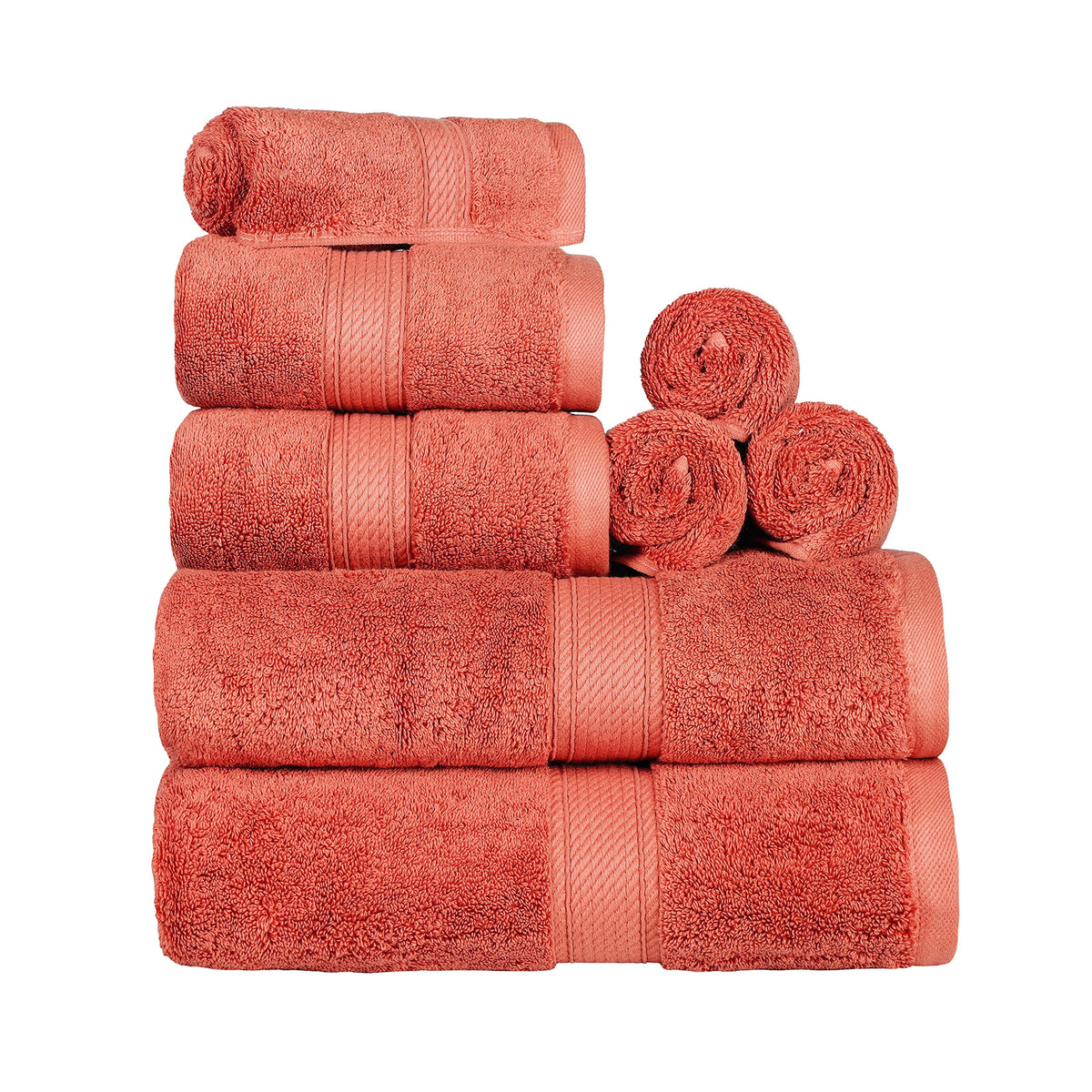 SUPERIOR Egyptian Cotton Plush & Absorbent, Hand Towel Set of 4, Cream