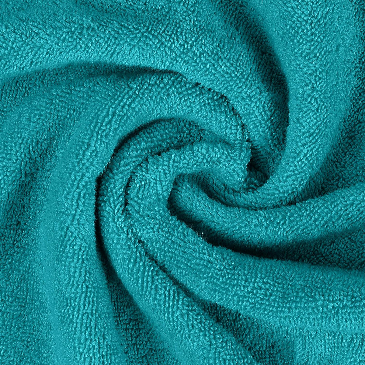 Utopia Towels 6 Piece Hand Towels Set, 16x28 in, 100% Cotton, Turquoise